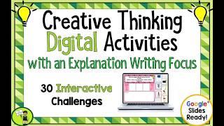 Creative Thinking Digital Activities