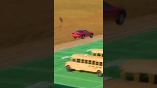 Car  jump bus  #viral #mrbeast #shorts #video