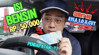 Onbid Modal Bensin 50rb Pake Mobil Ayla 1.0 X CVT Untung Berapa...??