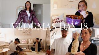 VLOGMAS DAY 18! Hauls, Wrapping Presents and Steak night!