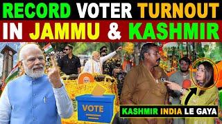 RECORD VOTER TURNOUT IN JAMMU & KASHMIR | PAK PUBLIC ANGRY REACTION | SANA AMJAD