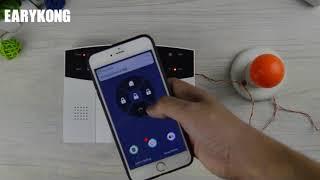 (Earykong) How to use the Wifi GSM alarm system WPG?