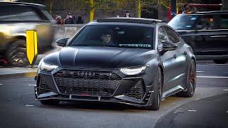 New ABT Audi RS7-R brutal acceleration sound in London!!!