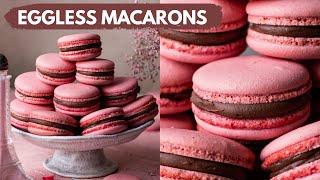 HOW TO MAKE EGGLESS MACARONS | EASY EGGLESS MACARONS RECIPE  NO EGG MACARONS | BAKE WITH SHIVESH