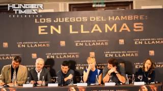 Hunger Times EXCLUSIVE: 'Catching Fire' cast & crew at Madrid Press Conference (PART 1/3)