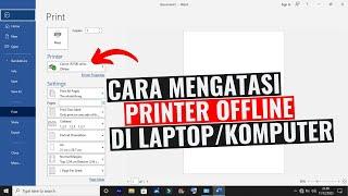 Cara Mengatasi Printer Offline di Laptop atau Komputer