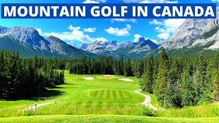 INSANE Mountain Golf in Canada | Kananaskis Golf Course Mt Kidd Golf Vlog