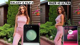 Samsung Galaxy Z Filp 5 Vs Motorola Razr 40 Ultra Camera Test Comparison