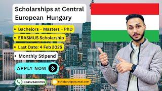 How to Apply for Scholarship Central European University 2025 | How to Apply for Hungary Scholarship