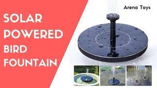 Solar Powered Bird Fountain