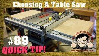 Do you have the wrong table saw? A no-BS buyer's guide.