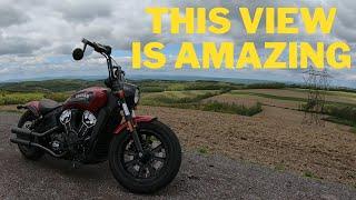 Riding to my FAVORITE spot! - INDIAN SCOUT BOBBER