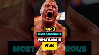 Top 3 Most Dangerous WWE Wrestlers in REAL LIFE #wwe #brocklesnar #prowrestling