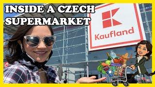 INSIDE A CZECH SUPERMARKET + TRYING SOME PRODUCTS // Grocery shopping in Prague