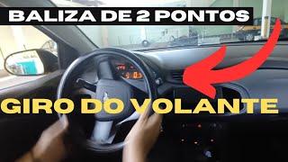 passo a passo  para não errar  o (giro do  volante) no exame do Detran! # baliza 