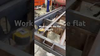 Flat bed build!!!!#welding #fabrication #tools #garage #custom #plasma #cnc #automobile
