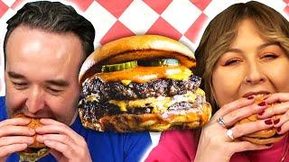 Irish People Try Diner-Style Burgers