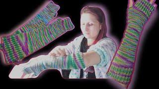 Armstulpen mit halben Daumen #stricken | DIY |