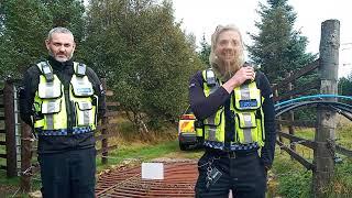 NETWORK RAIL SEND BTP TO ARREST US ON OUR OWN DRIVEWAY FOR AGGRAVATED TRESSPASS