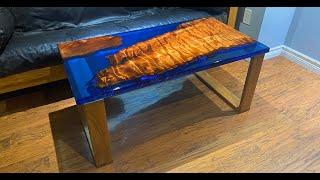 Resin Casting Tutorial How to make an epoxy resin coffee table | SquidPoxy