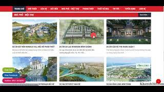 Mẫu Demo Website Bất Động Sản - BDS18 || Khoweb365.com