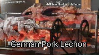 German Pork Lechon version  Christmas market|| Siegburg Rhein-sieg kreis