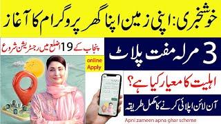 Government of Punjab Launches "Apni Zameen Apna Ghar" Scheme | Full Details | How to Apply Online