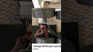  Not Vintage York Dumbbells
