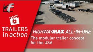 FAYMONVILLE HighwayMAX All In One: the modular trailer concept for the USA