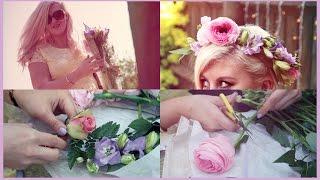 Super Easy Fresh Flower Crown Tutorial!