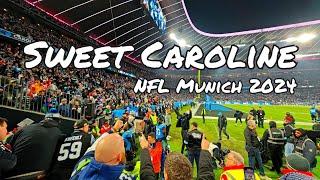  NFL fans singing "Sweet Caroline" | Panthers @ Munich Game 2024