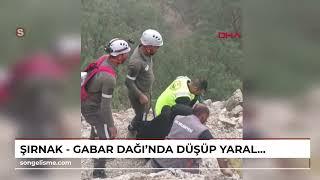 Şırnak - Gabar Dağı'nda düşüp yaralandı, askeri helikopterle alındı