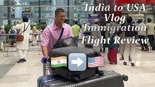 Vlog: India to USA vlog| Immigration details| Delhi to Dallas in Turkish Airlines