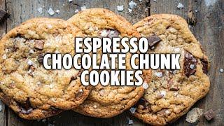 How to Make Espresso Chocolate Chunk Cookies | Java Chip Cookie Recipe | Hosted at Home