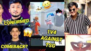 TSG AYUSH 1V4 AGAINST TSG ARMY  | ALEX LEFT TWOB | FREE FIRE ESPORTS
