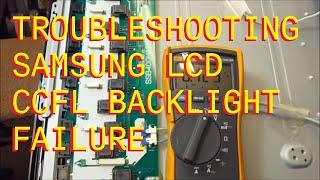 Troubleshooting LCD Backlight Failure Samsung LNT-4066