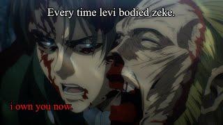 All Of Levi and Zeke Fights in Under 8 Minutes