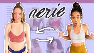 BFFs Shop for Each Other at AERIE! *bras, underwear & more!*