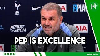 Pep's levels are RIDICULOUS | Postecoglou REACTS to Guardiola's contract extension