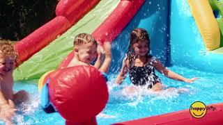 9117R  Inflatable Water Slide Fun Zone | Little Kids Jumping Castles - Trailer