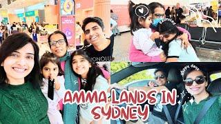 Amma comes to Sydney! Reunited after tough days| Happy family time and preparations