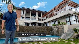 House Tour 206 | Ultra Modern Mansion for sale in Valley Golf, Antipolo City