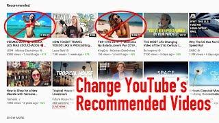 How to Change YouTube's Suggested Videos