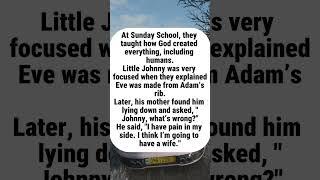 Little Johnny and Creation#funny #joke #humor