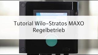 Tutorial Wilo-Stratos MAXO - Regelbetrieb einstellen