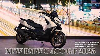 All Around the City and Far Beyond | 350 cc | Maximum Speed ​​86 MPH | New BMW C 400 GT 2025