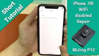 iPhone XR WiFi IC Repair 【MiJing P12 unbind WiFi tutorial】