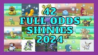 2024  Shiny Pokemon Compilation!!!! Full Odds LIVE!