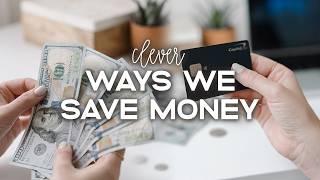 15 CREATIVE Ways We SAVE MONEY  | Minimalist Money Saving Hacks (That Will Save You Thousands)