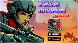 【手遊試玩】E-Rank Troopers 一款動作防禦遊戲！成爲太空戰鬥的指揮官，擊敗怪物 (Android/IOS)